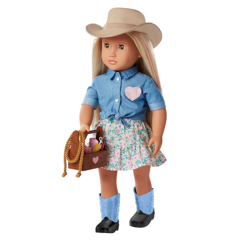 Our Generation Dolls 18" Deluxe Cowgirl Doll & Book - Lainey image number 3