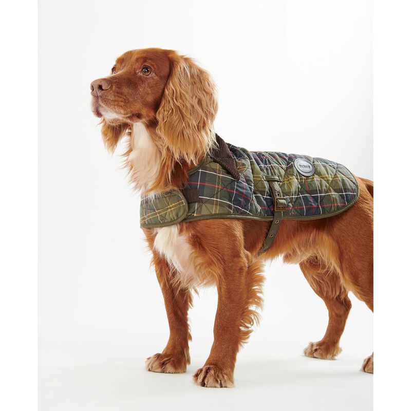 Barbour Tartan Dog Coat image number 1
