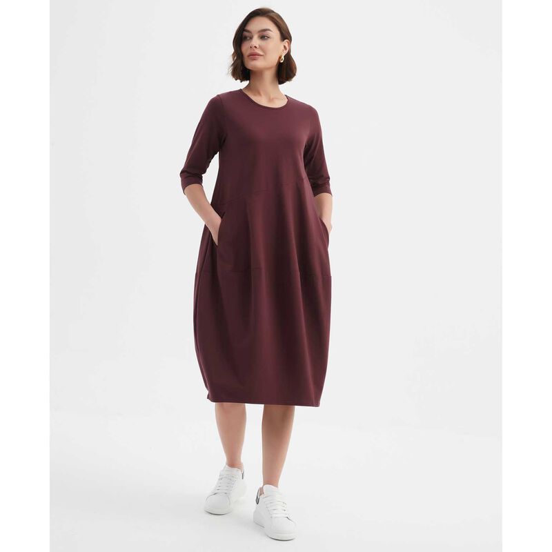 TIRELLI Diagonal Seam Winter Dress image number 3