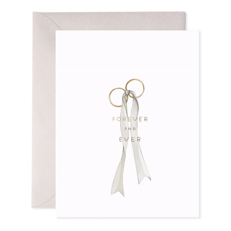 E Frances Wedding Rings Foil Card image number 0
