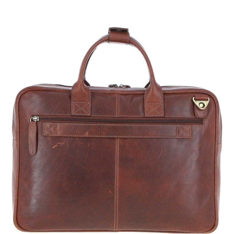 Ashwood Kensington Leather Laptop Bag image number 7