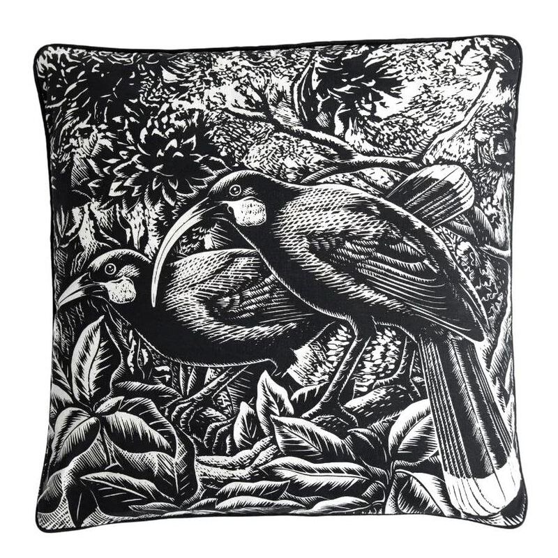 E Mervyn Taylor Nga Huia Cushion Cover image number 0