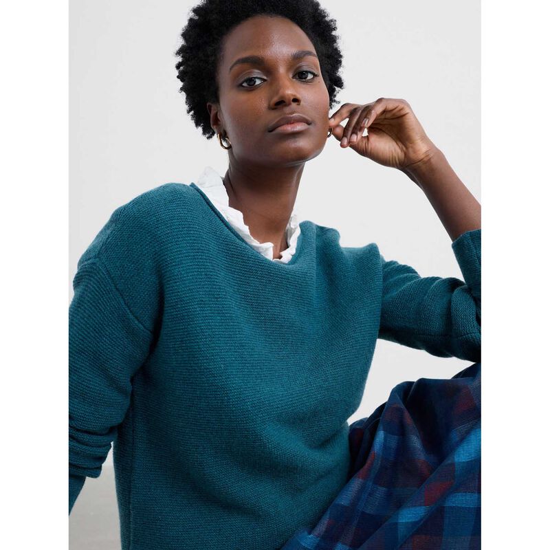 Seasalt Cornwall Fruity Jumper II Dark Eden image number 2