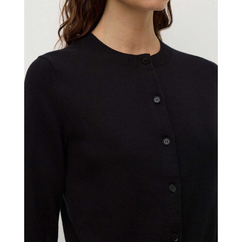 Assembly Label Orina Cotton Cashmere Cardigan Black image number 2