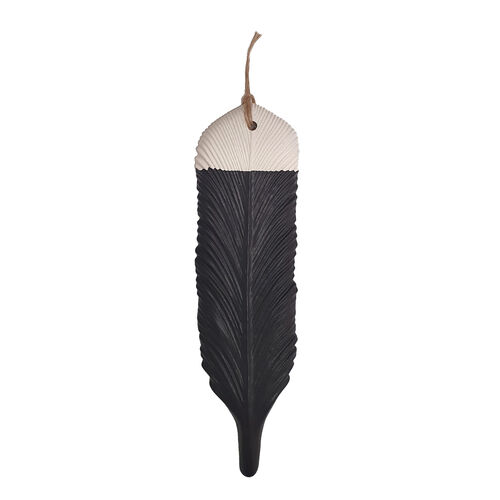 Michelle Bow Ceramics Hanging Huia Feather Medium 18cms