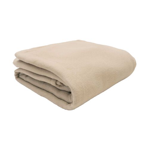 Bambury Carson Wool Bamboo Blanket Latte