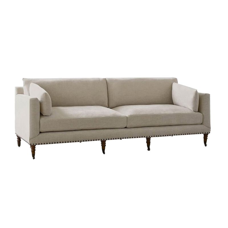 Pottery Barn Tallulah Uph Down Performance Heathered Tweed Sofa image number 0