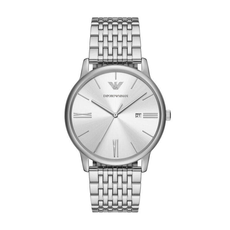 Emporio Armani Minimalist Silver Watch AR11599 image number 0