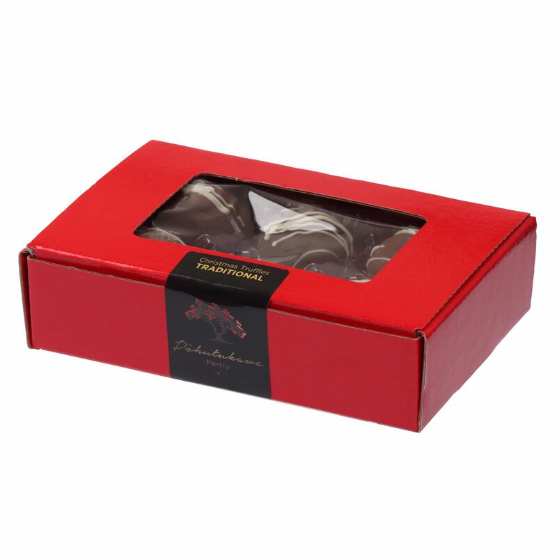 Pohutukawa Pantry Christmas Truffles Box of 6 130g image number 0