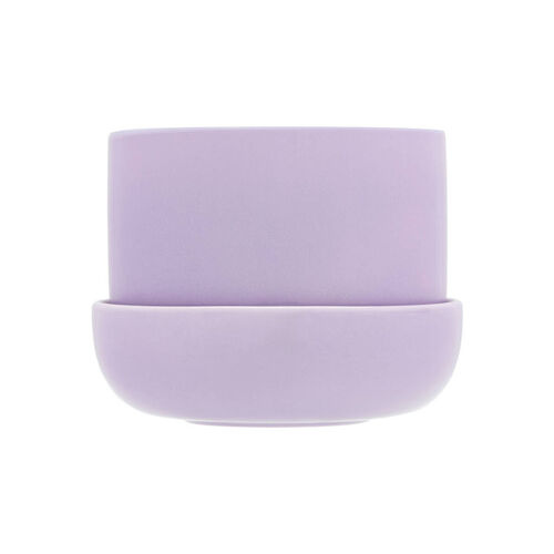 iittala Nappula Plant Pot with Saucer 17cm L Lilac