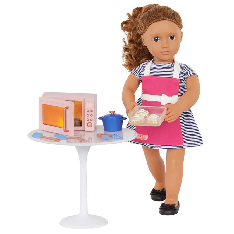 Our Generation Accessory Set - Kitchen Set with Microwave image number 1
