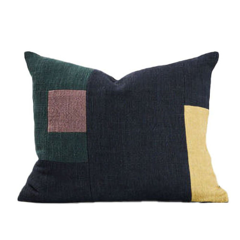 Città Build Cushion Cover Blue Black/Multi image number 0