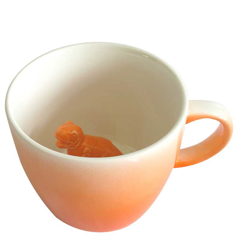 House Of Disaster Origami Orange Dino Cup image number 3