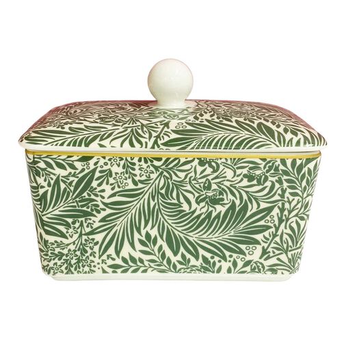 Dyme Bone China Butter Dish - Larkspur
