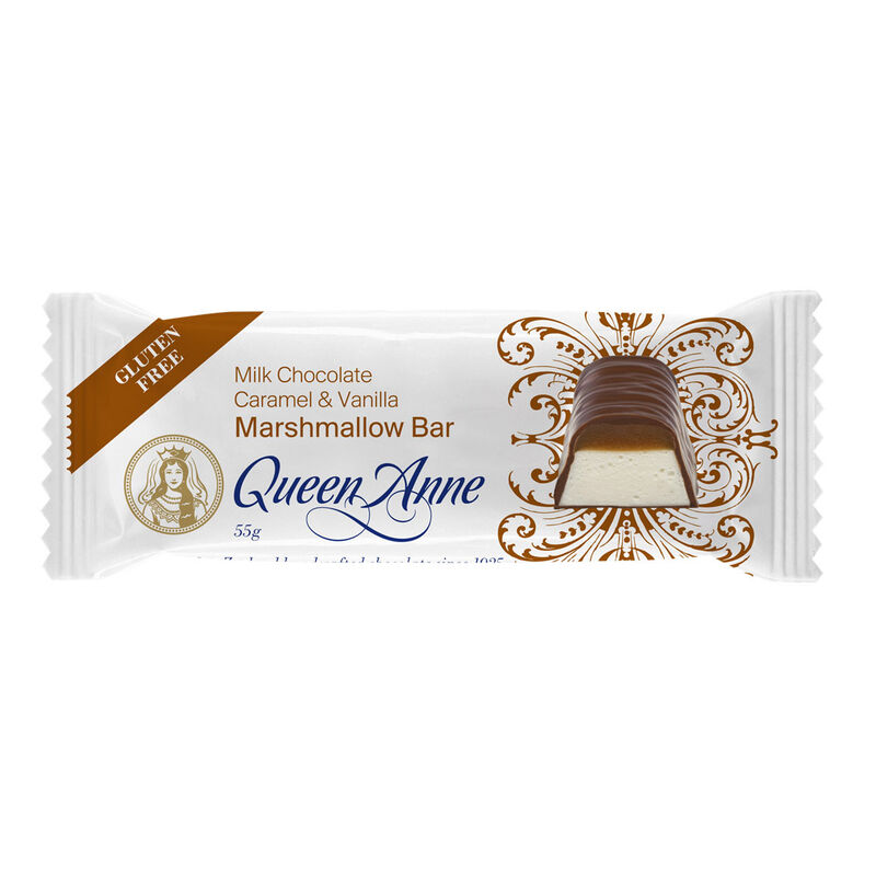 Queen Anne Milk Chocolate Caramel & Marshmallow Bar 55g image number 0
