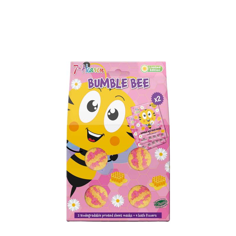 7th Heaven Bumble Bee Face Mask & Fizzer Set image number 0
