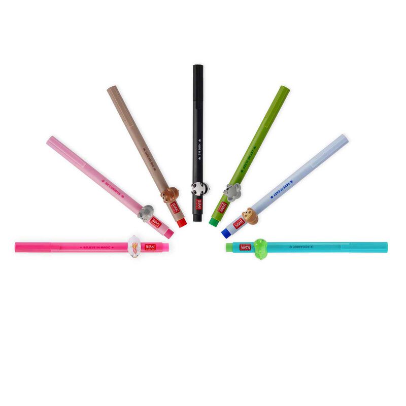 Legami Unicorn Lovely Friends Gel Pen With Animal Decoration image number 3