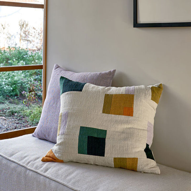 Citt&agrave; Barragan Cushion Cover Natural/Multi image number 1