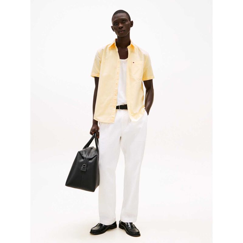 Tommy Hilfiger Regular Fit Short Sleeve Oxford Shirt image number 3