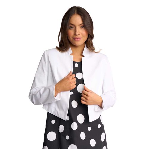 Vassalli Plain Lightweight Crop Jacket