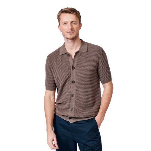Aubin Keats Button Through Polo