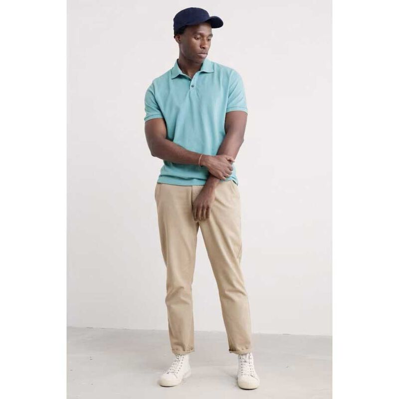 Seasalt Cornwall Mens Balefire Polo Surf image number 3