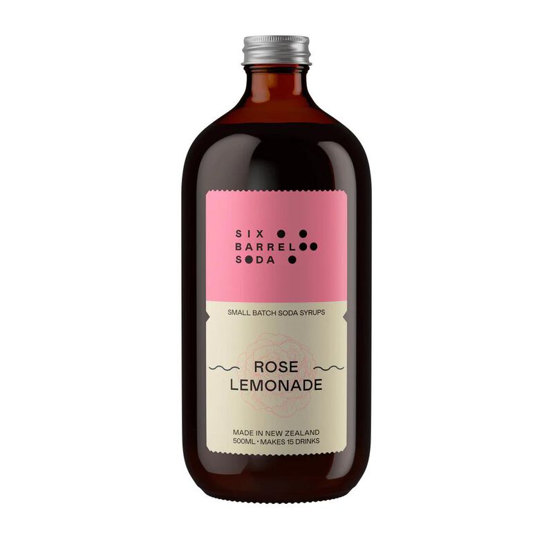 Six Barrel Soda Rose Lemonade 500ml image number 0