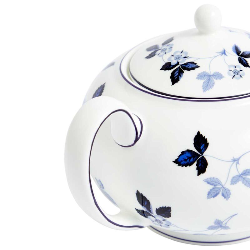Wedgwood Wild Strawberry Inky Blue Teapot 800ml image number 1