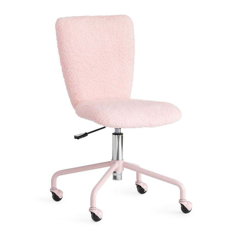 Pottery Barn Kids Tonal Value Task Chair Cozy Sherpa Pink image number 0