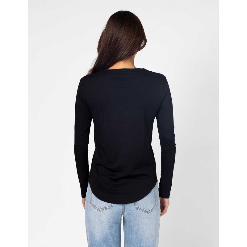 Stella + Gemma Long Sleeve Tee Leopard Cross image number 1