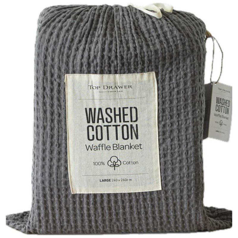Top Drawer 100% Cotton Waffle Blanket Medium image number 0