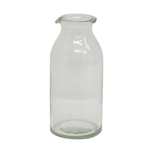 French Country Clear Bottle Vase Short