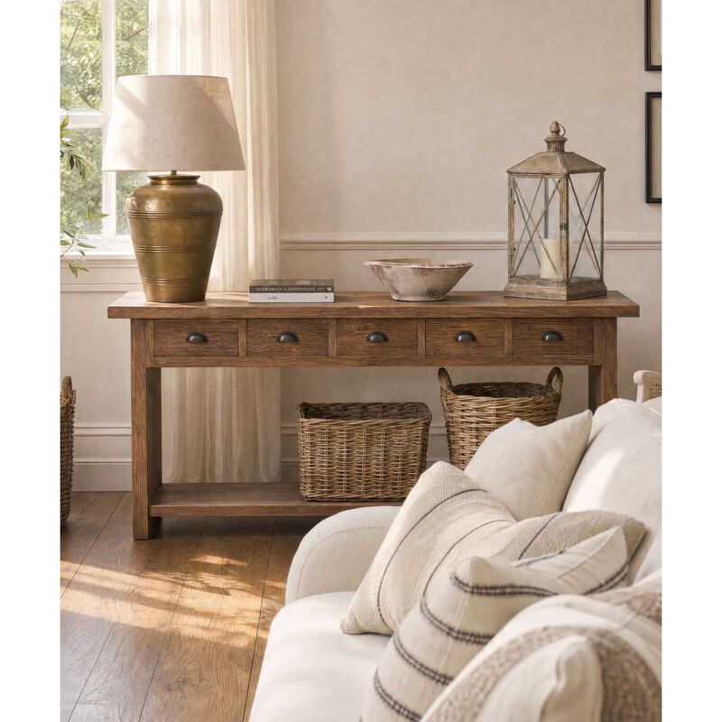 French Country Anderson Wall Table image number 1