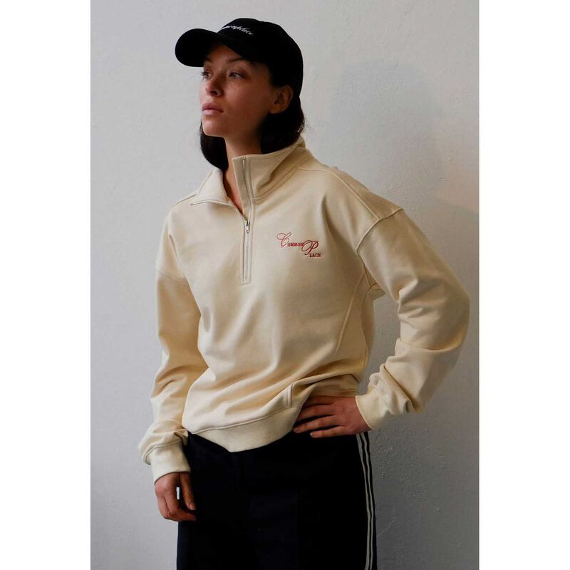 COMMONPLACE ESSENTIALS C.Place 1/4 Zip Sweatshirt image number 1