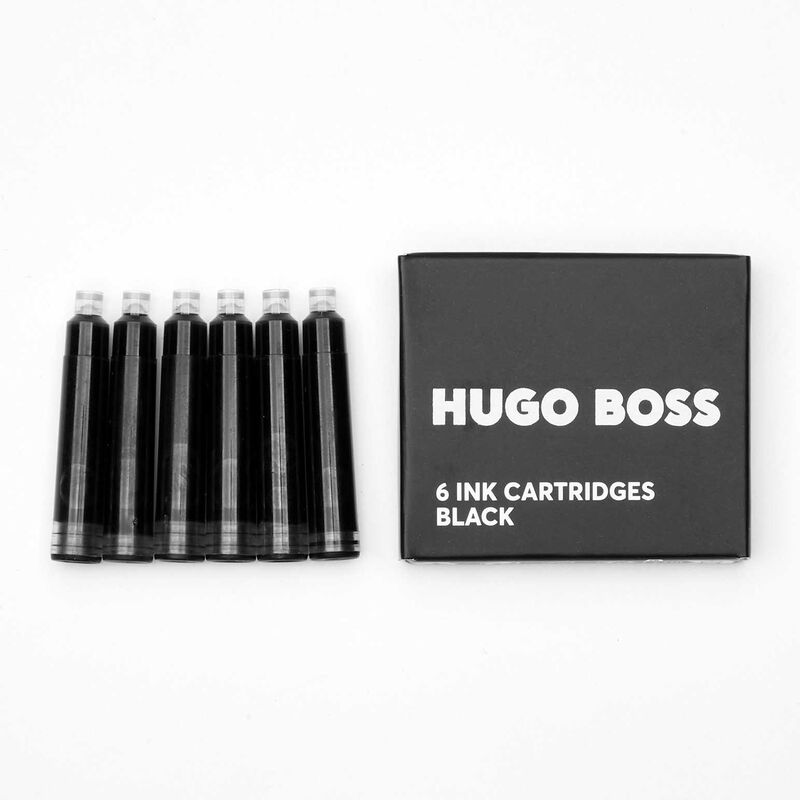 Hugo Boss Fountain Pen Black 6 Refills image number 1