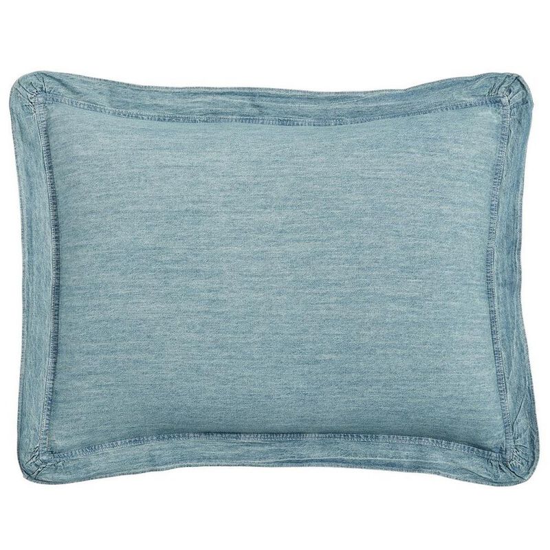 Pottery Barn Soft Washed Denim Shams Standard image number 0