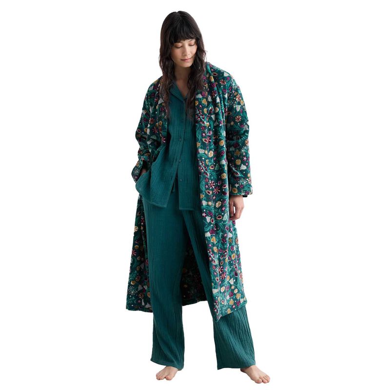 Seasalt Cornwall Hushing Gown Illuminated Garden Dk Wreckage image number 0