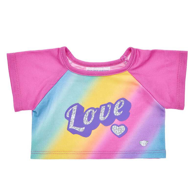 Build A Bear Top - Rainbow Love Tee image number 0