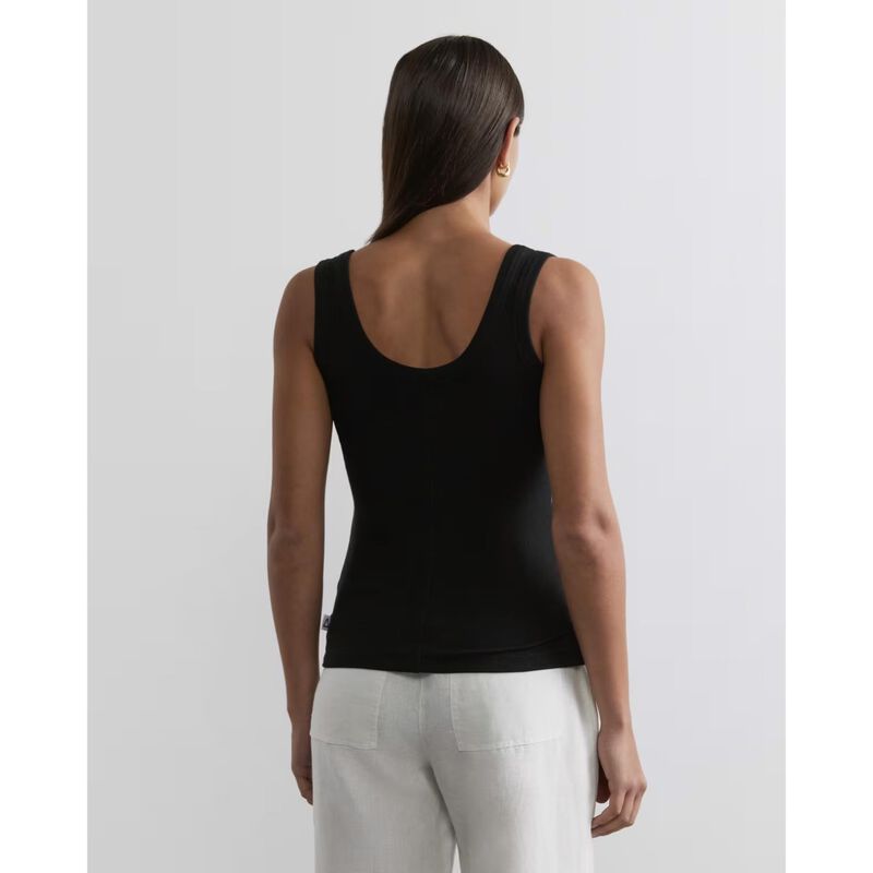 JAG Celina Cotton Rib Scoop Tank image number 1