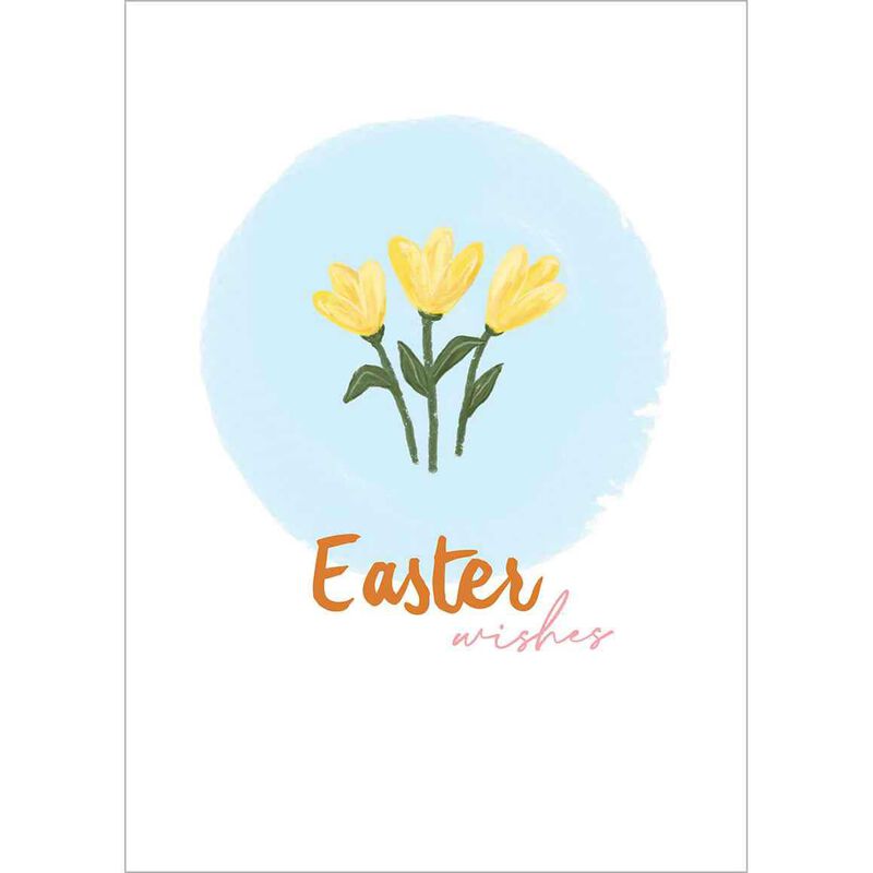Image Gallery Ea: Easter Wish Yellow Flower Card image number 0
