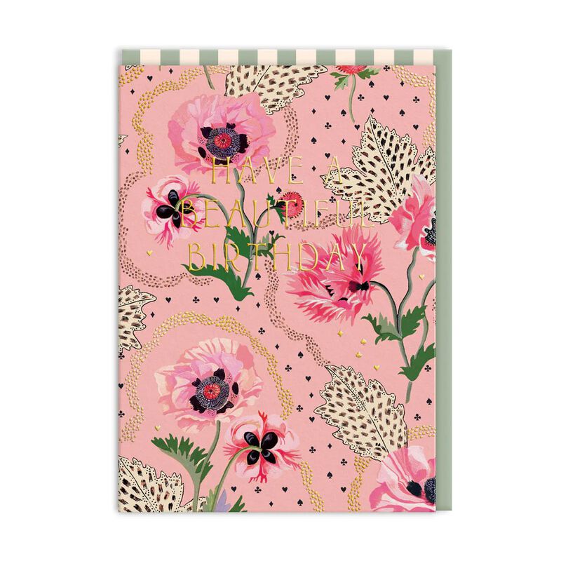Cath Kidston Birthday Beautiful Poppies Card image number 0