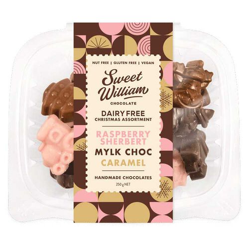 Sweet William Christmas Choc Assortment D/F 250g