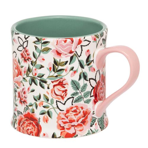 Cath Kidston Dolly Rose White Mollie Mug