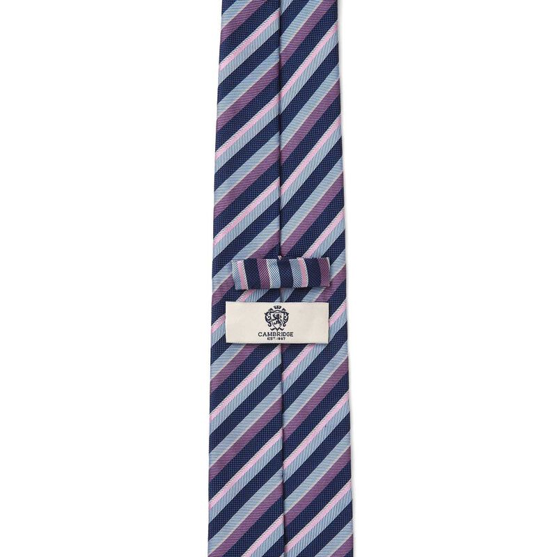 Cambridge Multi Stripe 7.5cm Tie image number 3