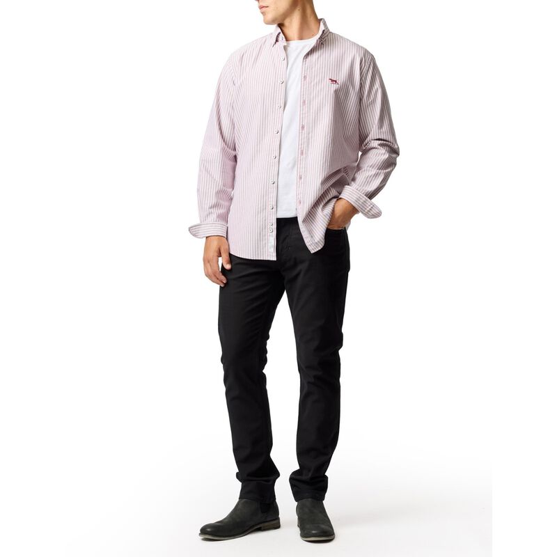 Rodd & Gunn Gunn Oxford Stripe 4 Ls Of Shirt image number 11