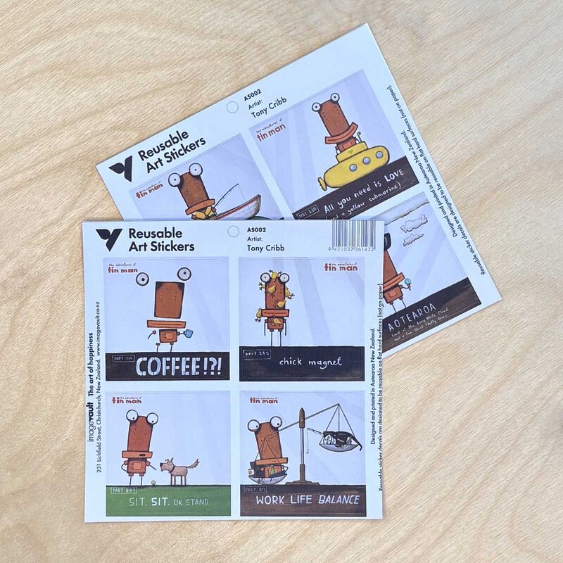 Tin Man 2 Art Stickers image number 2