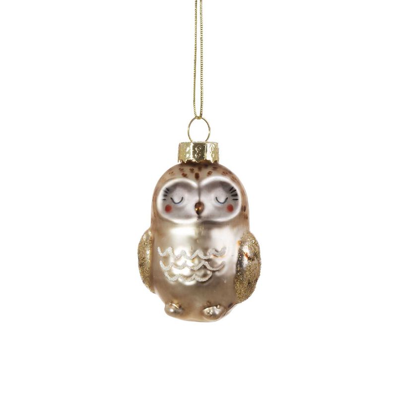Sass & Belle Baby Owl Shaped Bauble image number 0
