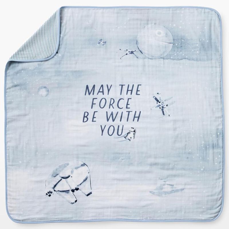 Pottery Barn Kids Star Wars Organic Oversized Muslin Blanket image number 0