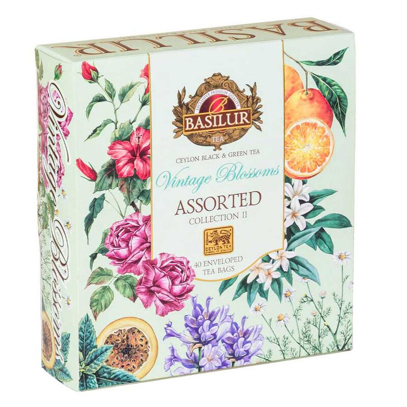 Basilur Packet 40 Enveloped Teabags - Vintage Blossoms 2 image number 0