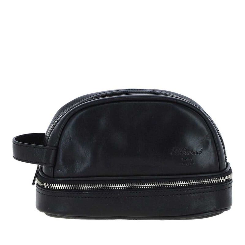 Ashwood Leather Men's Zip Washbag image number 0